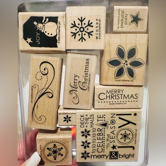 Stampin’ Up! 2 Stamp sets: CHRISTMAS! & “Just Be U” “Good for U” etc. stamp set. - Picture 2 of 5